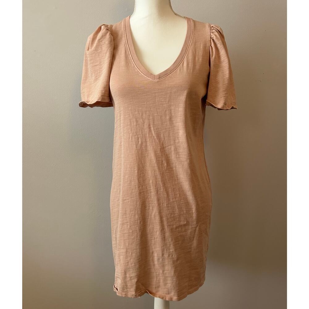 Nation LTD Baby Pink Sundress Mini Dress Spring Ruffle Pastel Cotton Size Small - Picture 3 of 7